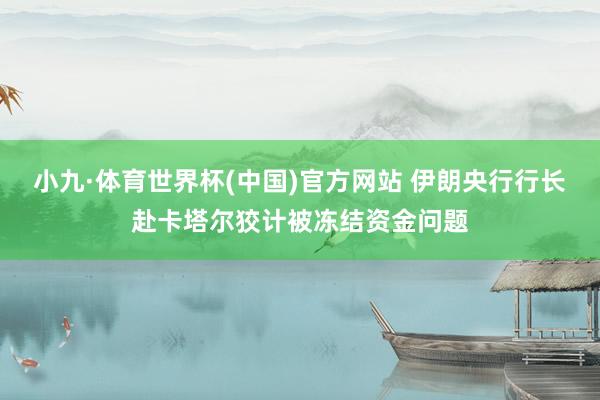 小九·体育世界杯(中国)官方网站 伊朗央行行长赴卡塔尔狡计被冻结资金问题